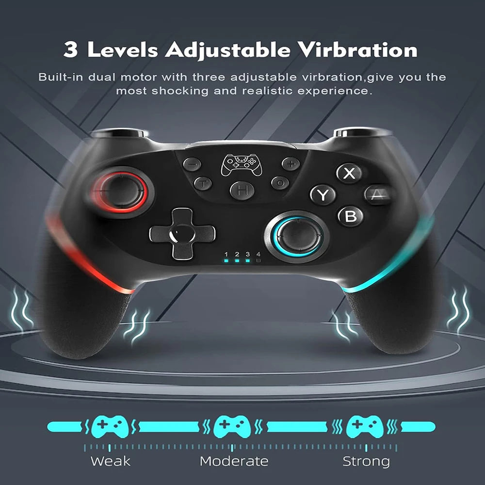 Bluetooth-Compatible Wireless Controller For NS/NS Lite/NS Oled Console Gamepad Android Phone PC Joystick Controle with 6-Axis