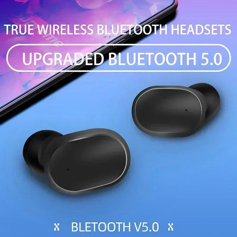 Original A6S TWS Wireless Bluetooth Headset with Mic  Earbuds  Noice Cancelling Earphone Bluetooth Headphones