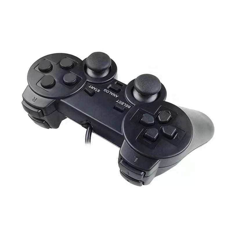 USB Wired Dual Vibration Gaming Controller Joystick For PC Computer Windows XP 7 8 10 PS3 Gamepad