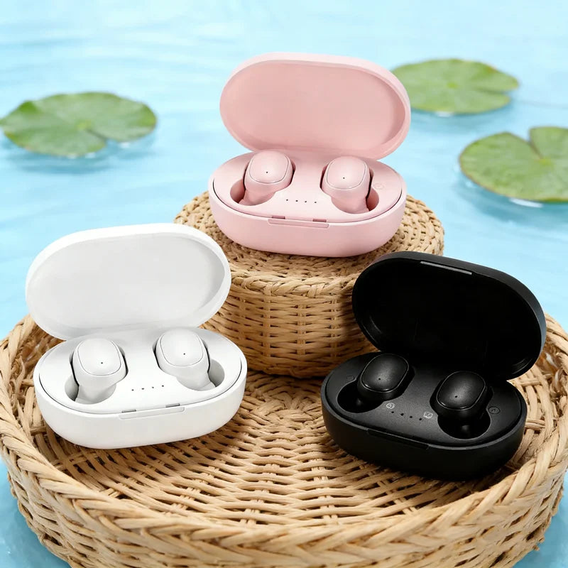 Original A6S TWS Wireless Bluetooth Headset with Mic  Earbuds  Noice Cancelling Earphone Bluetooth Headphones
